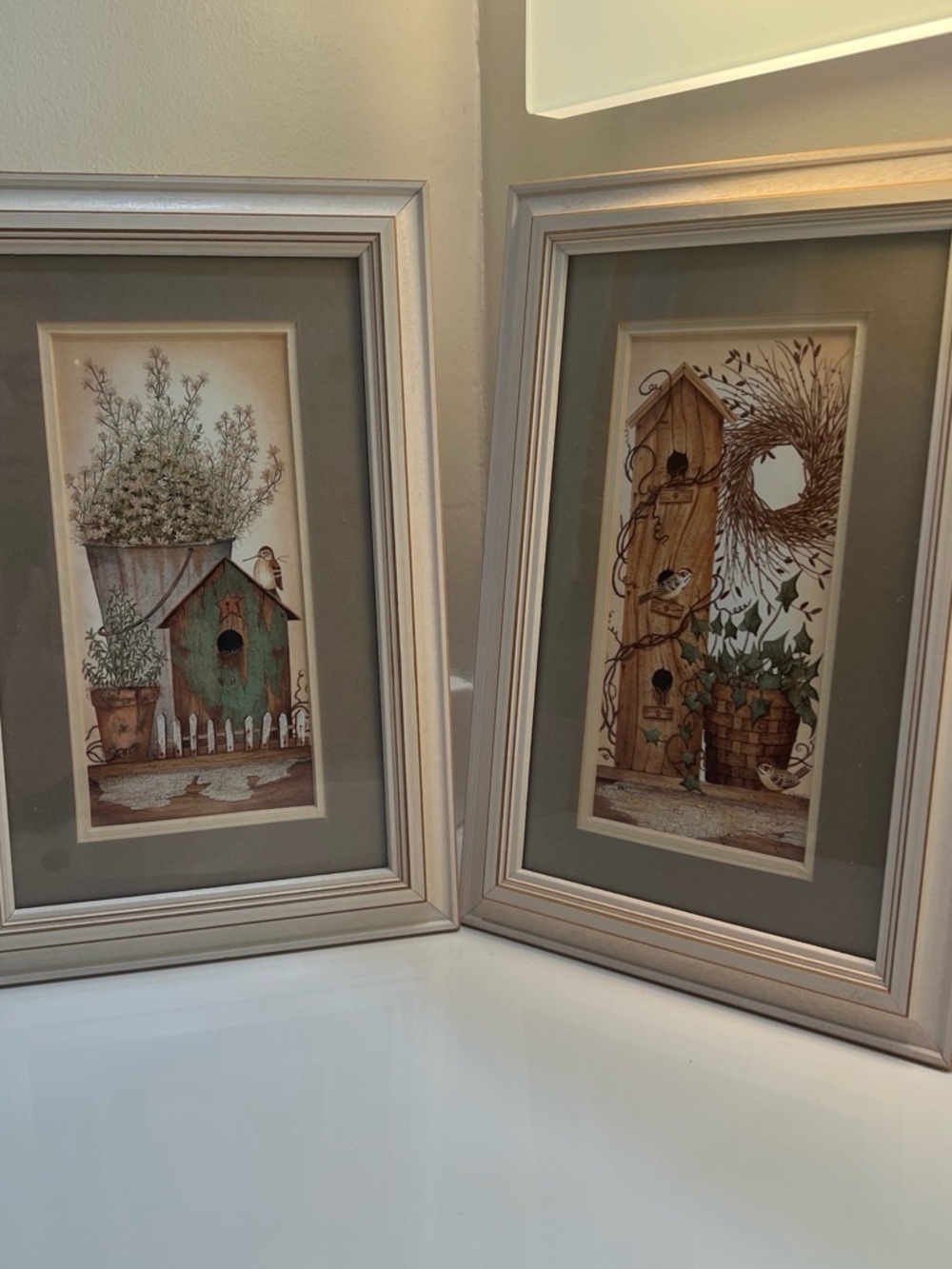 Kohl's Set of 2 Framed Prints - Brown Kraft Backing
